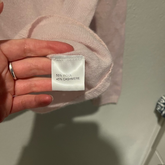 Lineamaglia Womens Mock Neck Sweater Size s Cashmere Wool Italy - Picture 3 of 6